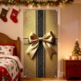 thumbnail image 4 of Linnome Bow Printed Door Cover for Valentine's Day Parties Courtyard Home Decor Festive Hanging Fabric, 4 of 6
