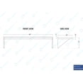 thumbnail image 7 of AmGood 18" Width x 60" Length | Stainless Steel Wall Shelf | Square Edge | Metal Shelving | Heavy Duty | Commercial Grade | Wall Mount | NSF Certified, 7 of 7
