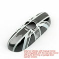 thumbnail image 2 of Black Union Jack Flag Rear View Mirror Cover Fits 14-18 BMW MINI Cooper F56/F55, 2 of 5
