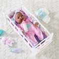 thumbnail image 5 of My Sweet Love Baby Doll with Crib Play Set, Deep Tan, for Children Ages 3+, 5 of 10