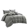 thumbnail image 1 of ESCA J22189V K Marcail Comforter Set, Gray - King Size - 7 Piece, 1 of 1