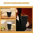 thumbnail image 3 of HONMEET 48Pack Popcorn Holder for Holiday Gatherings Black Paper Rectangular Shape Minimalist Style, 3 of 8