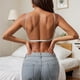thumbnail image 3 of Brasier Tela de Mantequilla Sujetador sin Tirantes con Espalda En U para Mujer, sin Costuras, Fino y Transpirable para El Verano. Mediana, 3 of 6