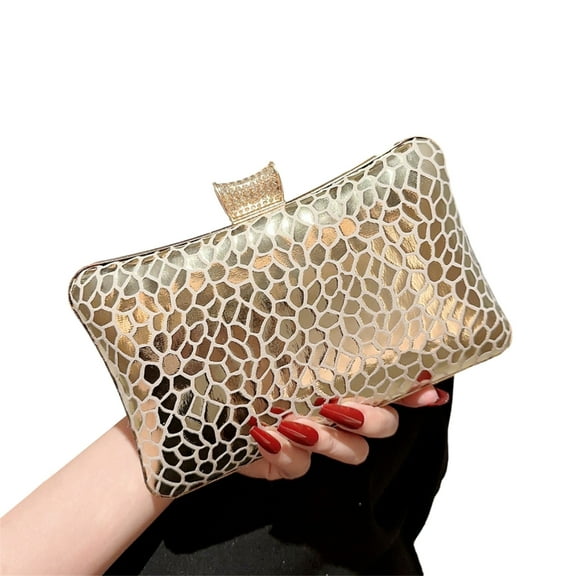 Necvior Stylish Evening Bag with Chain Strap Shoulder Bags Clutch Handbag for Women