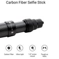 thumbnail image 2 of Carbon Fiber Invisible Selfie Stick Adjustable Extension Rod For Insta 360 X3 / One X2 Go 2 Selfie, 2 of 5
