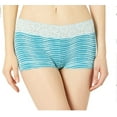 thumbnail image 5 of Maidenform One Fab Fit Microfiber Boyshort Underwear With Lace Spearmint Fantasy w/Amazing Aqua 9, 5 of 8
