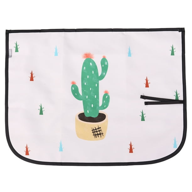 Parasol magnético para ventana lateral de coche, diseño de cactus, para adultos y niños (beige y verde)