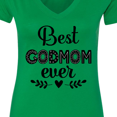 thumbnail image 4 of Inktastic Godmother Best Godmom Ever Women's V-Neck T-Shirt, 4 of 5