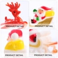 thumbnail image 3 of 10 Pcs  3D Cake Toppers Christmas Cake Picks Santa Cake Decorative Toppers, 3 of 6