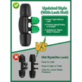 thumbnail image 4 of Locked Barbed Tee Connectors /\uD to /\uD Drip Irrigation Fittings Kit /mm to /mm Tube Lock Female Connector Way Barbed Lock Irrigation Parts for Watering System, 4 of 7