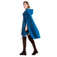 thumbnail image 5 of Disfraz de Daenerys Targaryen para mujer, disfraz de Halloween, peluca, capa azul, 5 of 5