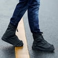 thumbnail image 3 of Waterproof Shoe Cover Rain Boot Galoshes With Zipper And Reflector, 3 of 5