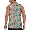 thumbnail image 3 of Gaeub Cute Dinosaur Men's Athletic Tank Top, Workout Sleeveless Shirts, Running Tank Tops for Gym, Running, Training - XX-Large, 3 of 9