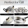 thumbnail image 7 of Alpine Cuisine Stainless Steel Cookware Set 12-Pcs with Glass Lid & Comfortable Handle, Included Dutch oven, Sauce Pan, Fry Pan, Cookware Set for Home Kitchen Healthy Cooking, Easy To Use & Clean, 7 of 7