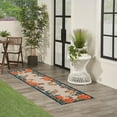 thumbnail image 2 of Nourison Aloha 2' x 6' Multicolor Outdoor Rug, 2 of 8