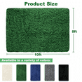 thumbnail image 7 of Nefoso Shag Area Rug, 8ft x 10ft Soft Fluffy Area Rugs for Living Room Bedroom Modern Decor Carpet, Dark Green, 7 of 7