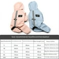 thumbnail image 4 of PSM Pet Raincoat for Dogs and Cats - Waterproof, Breathable with Reflective Strips, Four-Legged Design, Size S (Pink) - Wholesale Available, Universal Fit for Multiple Pets, Comfortable & Safe for, 4 of 6
