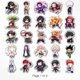 thumbnail image 2 of Stickers Evercio 50 piezas de anime de vinilo impermeable 5 x 5 cm, 2 of 7