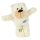 thumbnail image 5 of Lindo juguete de peluche para masticar con chirrido para perro con diseño de oso Blanco, 5 of 7