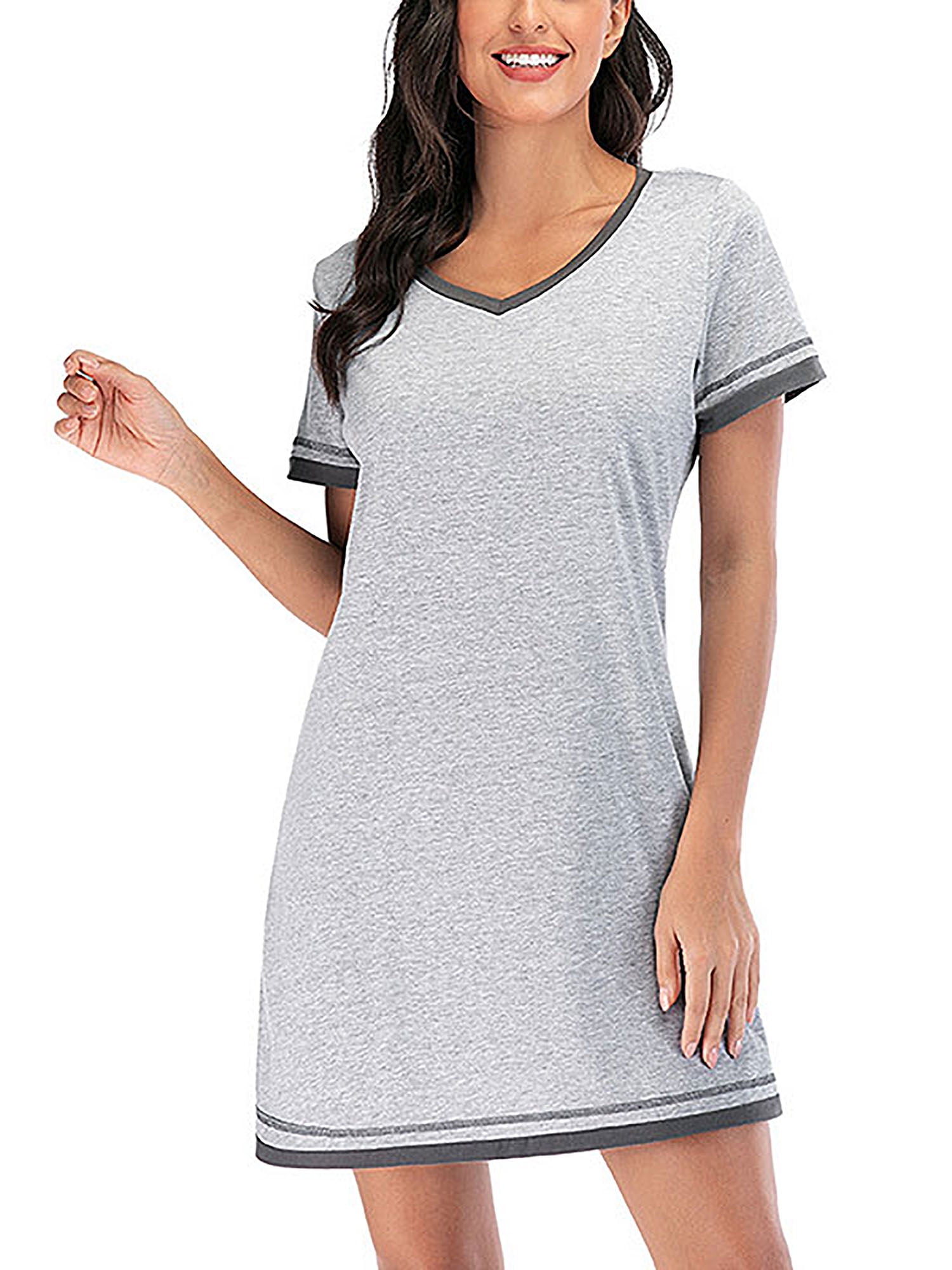 long sleep shirt dress