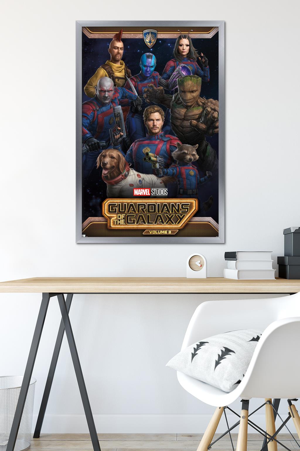 Marvel Guardians of the Galaxy Vol 3 - Group Wall Poster, 22.375" x 34" Framed