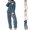 White, variant on SBYOJLPB 2-Piece Sets for Women Winter Thickened Long-Sleeve Top and Pants Warm Pajama Set