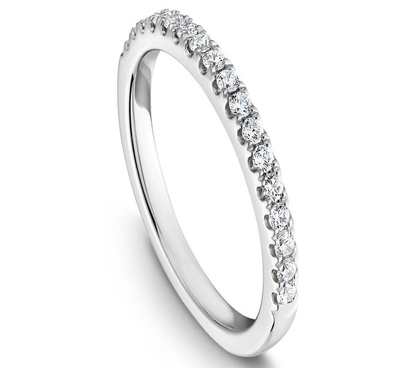 JeenMata Round Cut Lab Grown Diamond Halo Bridal Set in 10k White Gold