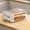 White-33.7x27x15cm, variant on Hovmgk Multi-Layer Push Pull Drawer Eggs Storage Box, Refrigerator Egg Organizer, Transparent Plastic Box with Ventilation for 60 Eggs, Space-Saving and Durable, White