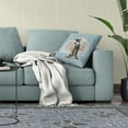 thumbnail image 6 of Penguin Petals Indoor/Outdoor Pillow in Blue 20 x 20 with removable cover, 6 of 7