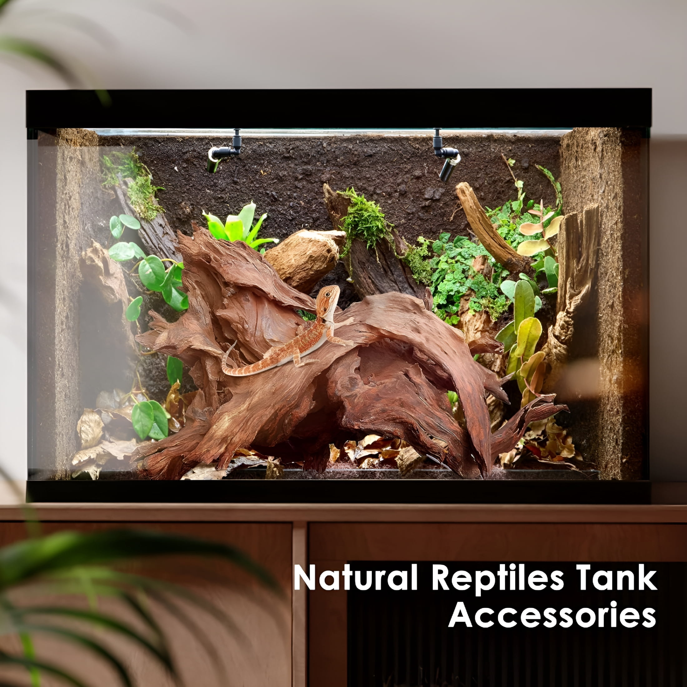 ACDANC Natural Aquarium Driftwood 5Pcs 4-8 Inch,Low Tannin Fish Tank Decoration