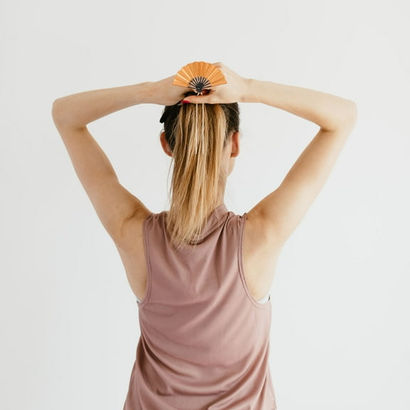 WHAMVOX Retro Chinese Fan Hairpin For Women Delicate Hair Stick For Bun Vintage Hair Accessories For Weddings And Parties Comfortable Hairpin