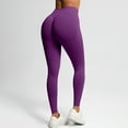 thumbnail image 5 of REALiKUN Hidden Scrunch Butt Workout Leggings for Women Seamless Mid Low Waist 25" Impact Yoga Pants, 5 of 8