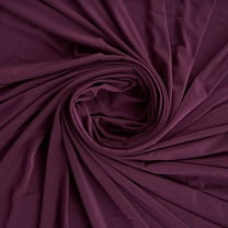Zelouf Silky Satin Jersey Knit , Sewing, DIY, Crafts Fabric by the Yard, Marvelous Wine, 20 Yard