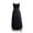 Black, variant on Rrunsv Women'S Semi Formal Dresses Women's Dress Sleeveless Ruffle Midi Party Dress Bodycon Split Dresses Dark Blue,M