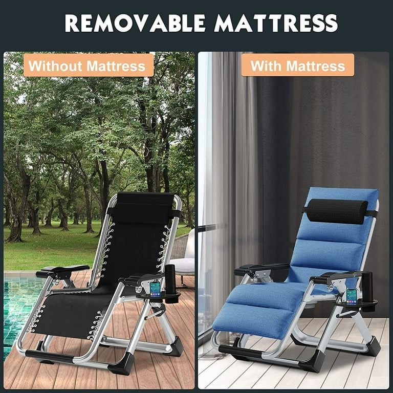 ABORON Zero Gravity Chair Premium Outdoor Lawn Folding Lounge