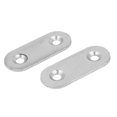 thumbnail image 2 of Unique Bargains 40mm Length Metal Repair Mending Flat Fixing Plate Bracket Support 10pcs, 2 of 2