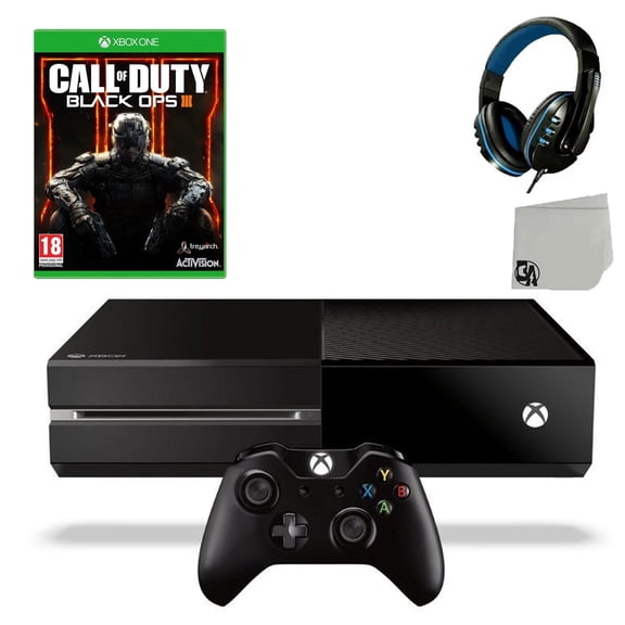Microsoft Xbox One Original 500GB Gaming Console Black with Call Of Duty Black Ops 3