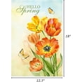 thumbnail image 5 of Spring Garden Flag,Hello Spring Flag Double Sided Welcome Burlap Seasonal House and Bird Spring House Flags 12 x 18 Inch Spring Yard Signs Outdoor Decor for Homes,Gardens,Patio or Lawn, 5 of 6