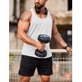 thumbnail image 6 of COOFANDY Men's Quick Dry Workout Tank Tops 3 Pack Sleeveless Gym Shirts Sport Muscle Fitness Tank Shirts, 6 of 7