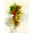 thumbnail image 2 of Young, Chamira 19x24 Gold Ornate Wood Framed with Double Matting Museum Art Print Titled - Leaf Study II, 2 of 4
