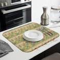 thumbnail image 3 of Pioneer Flower Floral Print Pattern Kitchen Dish Drying Mat 1 Pack, Ultra Absorbent Microfiber Drainer Mat, 16"x18", 3 of 6