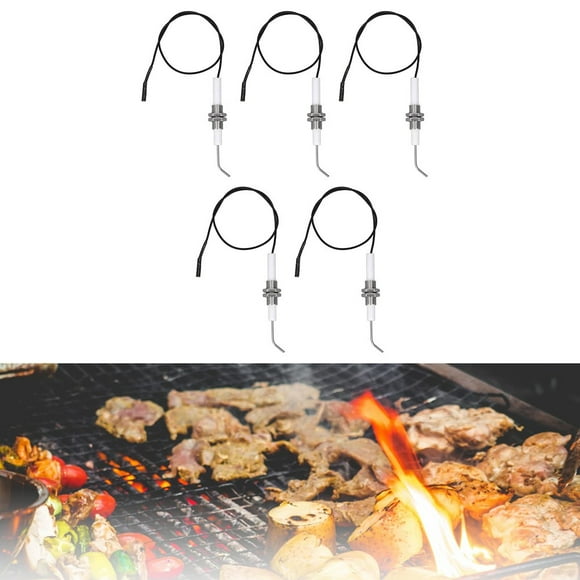 MYG 5pcs Gas Grill Stove Electrode Plug Eletronic Ignition Electrode Ceramic M10
