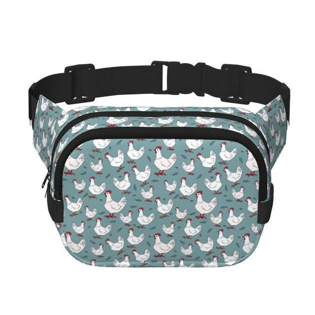 Easygdp Farm Birds Fanny Packs para Mujeres y Hombres, Bolsa de Cinturón, Bolsos de Cruz para Trabajo/Correr/Senderismo
