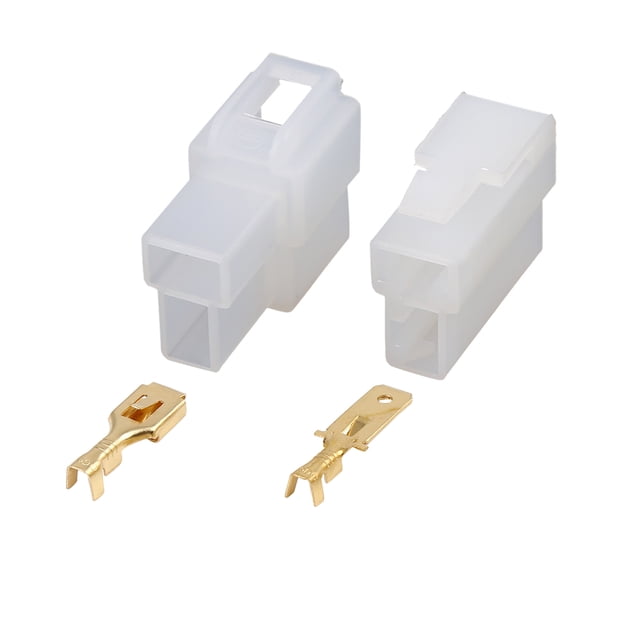 20 Conjuntos De Conectores De Cable Eléctrico De Vehículo De 2 Pines Carcasa Terminal Macho Hembra