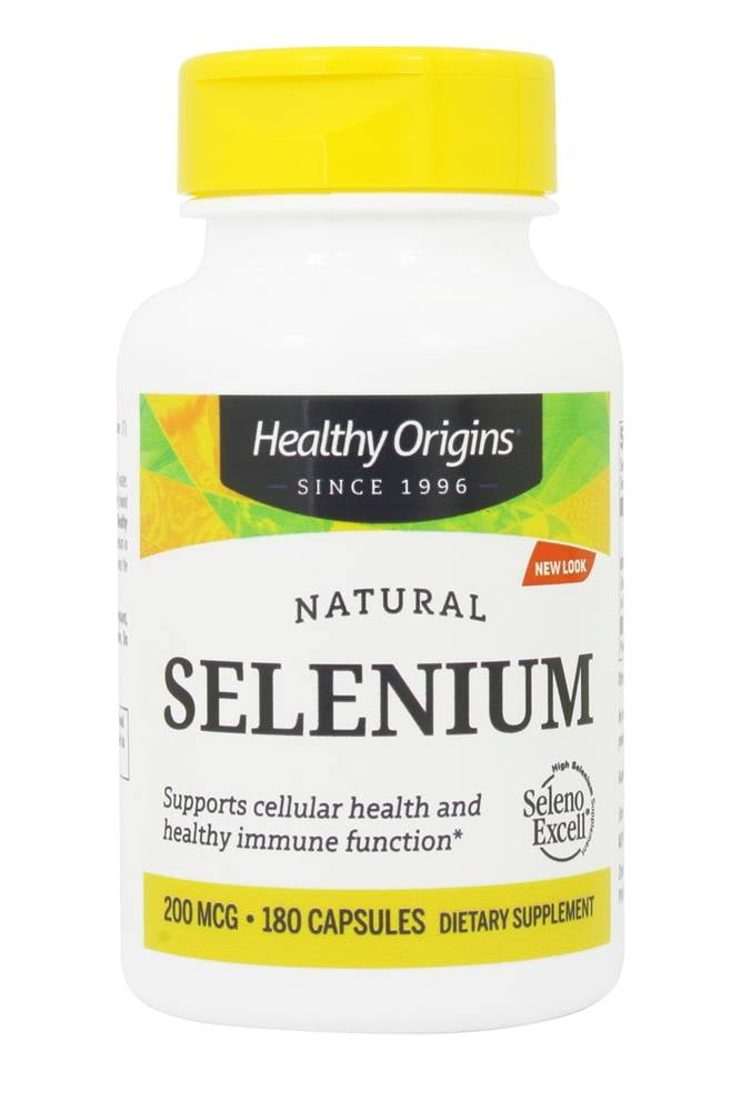 Healthy Origins Natural Selenium 200 mcg. 180 Capsules Walmart