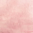 thumbnail image 2 of Benjara 20 X 20 Inches Square Zippered Polyester Pillow with Furry Texture, Set of 2, Pink, 2 of 3