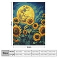 thumbnail image 4 of BCIIG Sunflowers Warm Lightweight Blanket Soft Fleece Throw Blanket All Seasons Super Soft Blanket for Living Rooms Sofa Decor Gifts 60x80in, 4 of 6