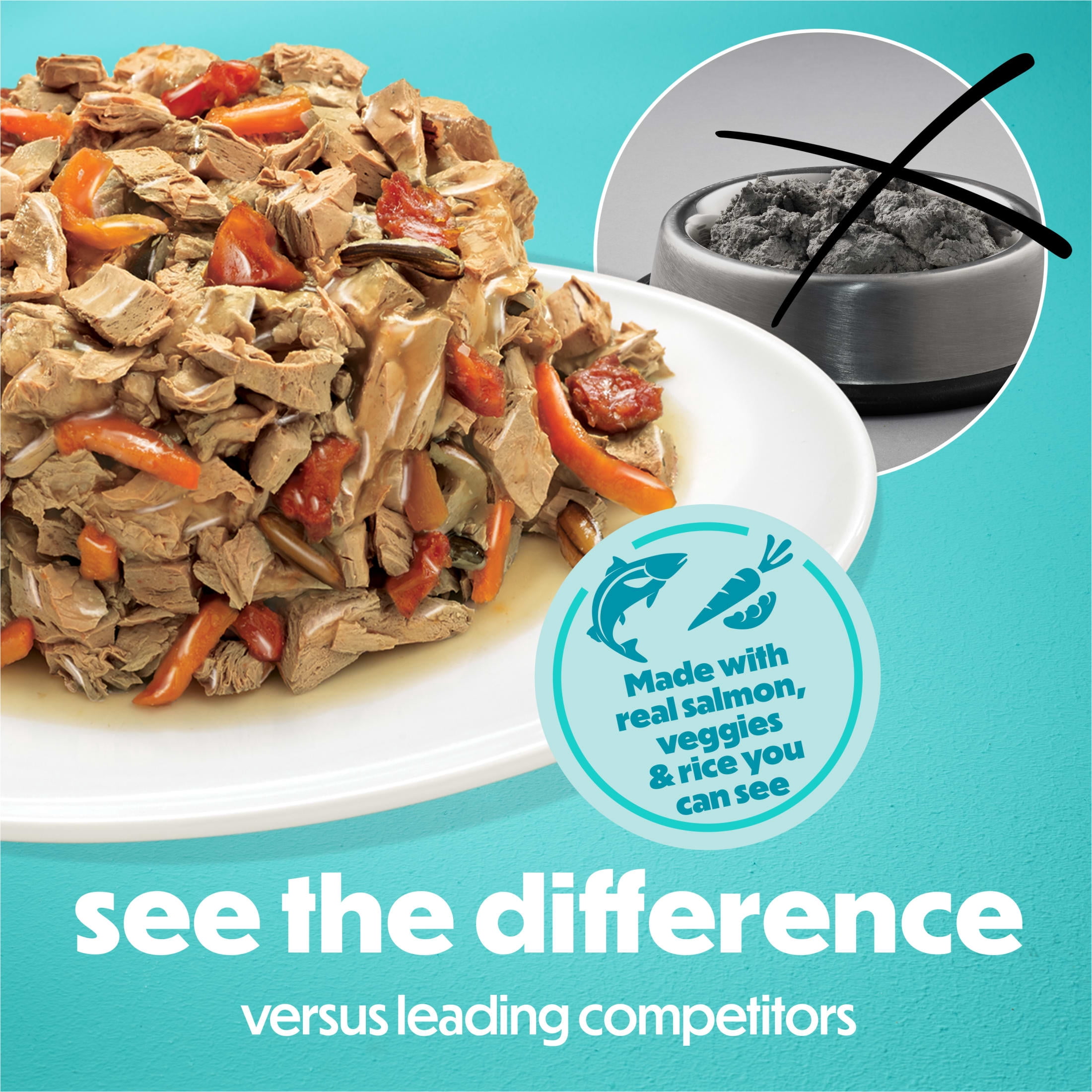 Purina Beneful Small Breed Wet Dog Food in Gravy, IncrediBites with Real Salmon, Rice & Vegetables, 3 oz Cans, 8 Pack