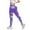 Purple, variant on GEWSEY Womens High Waist Tummy Control Leggings Ruched Lift Yoga Pants Workout Tights (Light Green, M)
