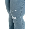 thumbnail image 3 of A3 Denim Women's Plus Size High Rise Flare Jeans, 3 of 5